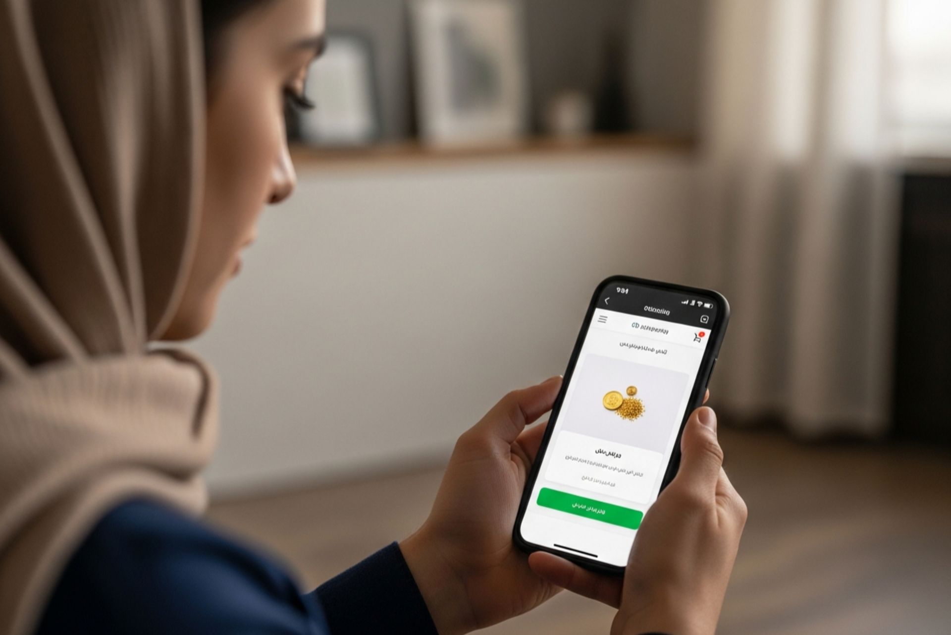 خرید آنلاین طلا با گوشی هوشمند برای سرمایهگذاری خرد
