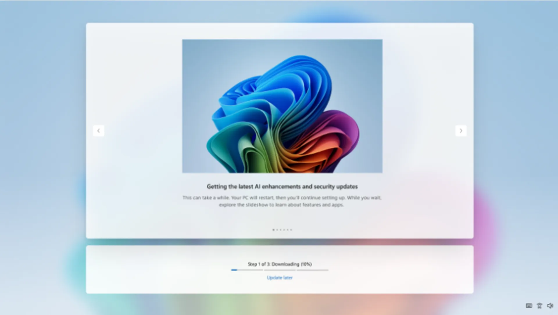 به تعویق انداختن آپدیت در راه‌اندازی اولیه ویندوز