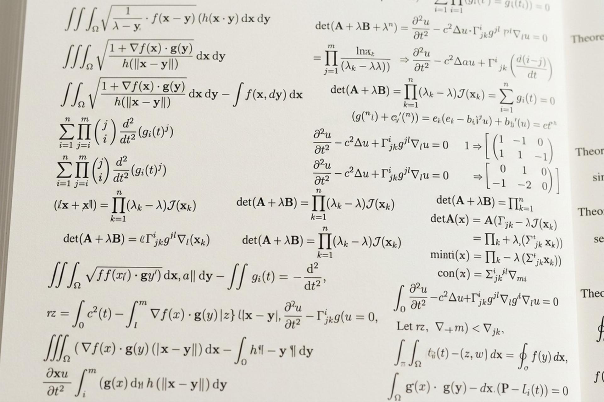 صفحه‌ای از کتاب ریاضی