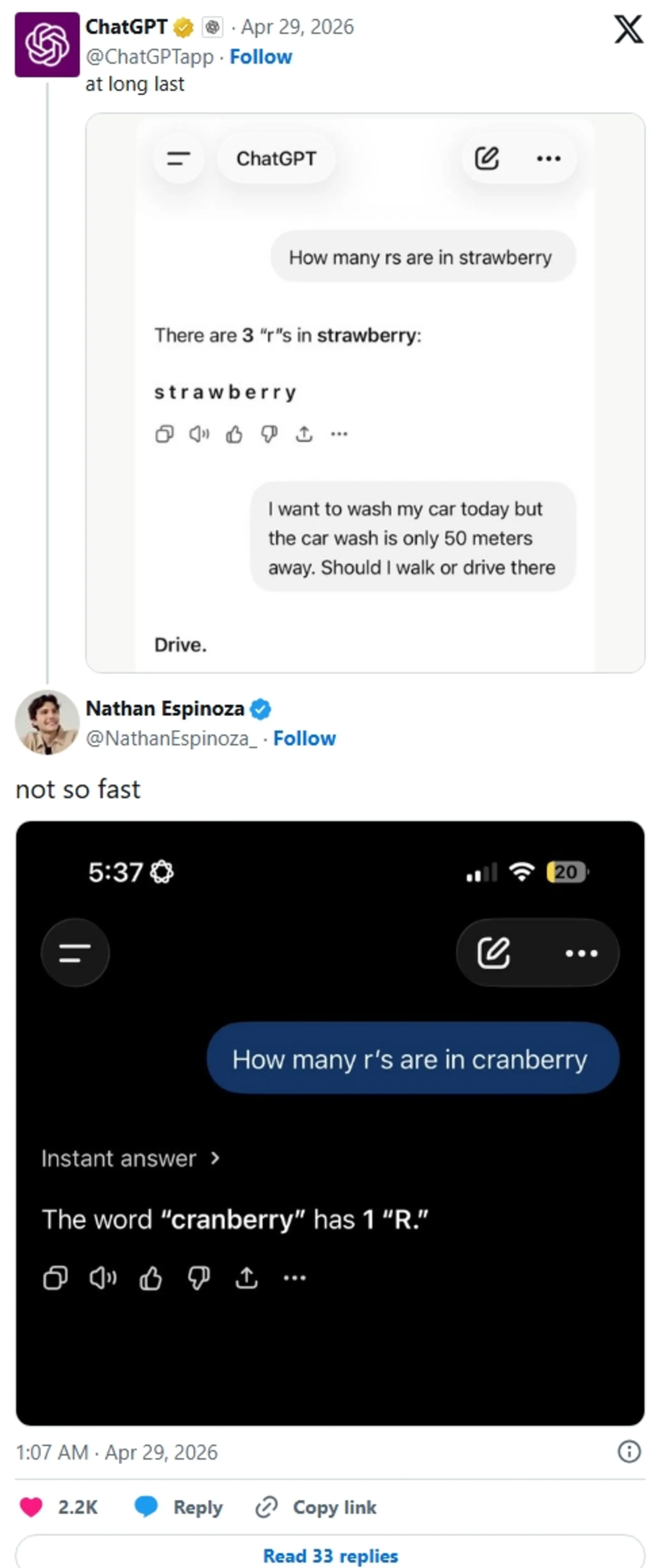 توییت اوپن‌ای‌آی درباره‌ی واژه‌ی Strawberry