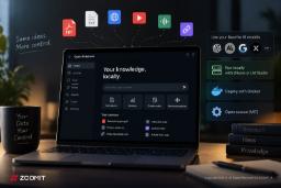 پنل کاربری Open Notebook با قابلیت تحلیل فایل‌های PDF و متن