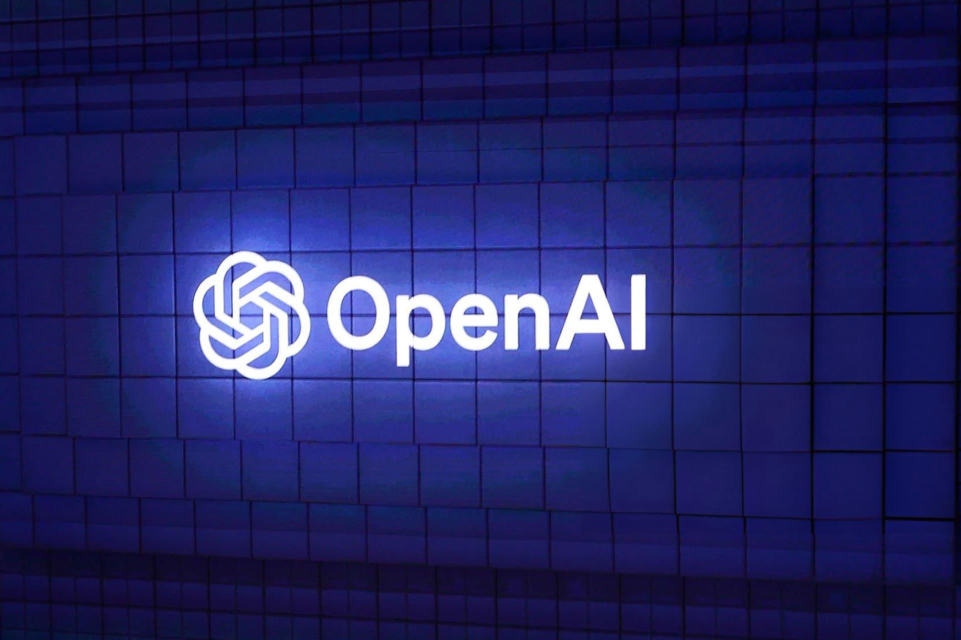 مرجع متخصصين ايران لوگو OpenAI اوپن اي آي در پس زمينه بنفش
