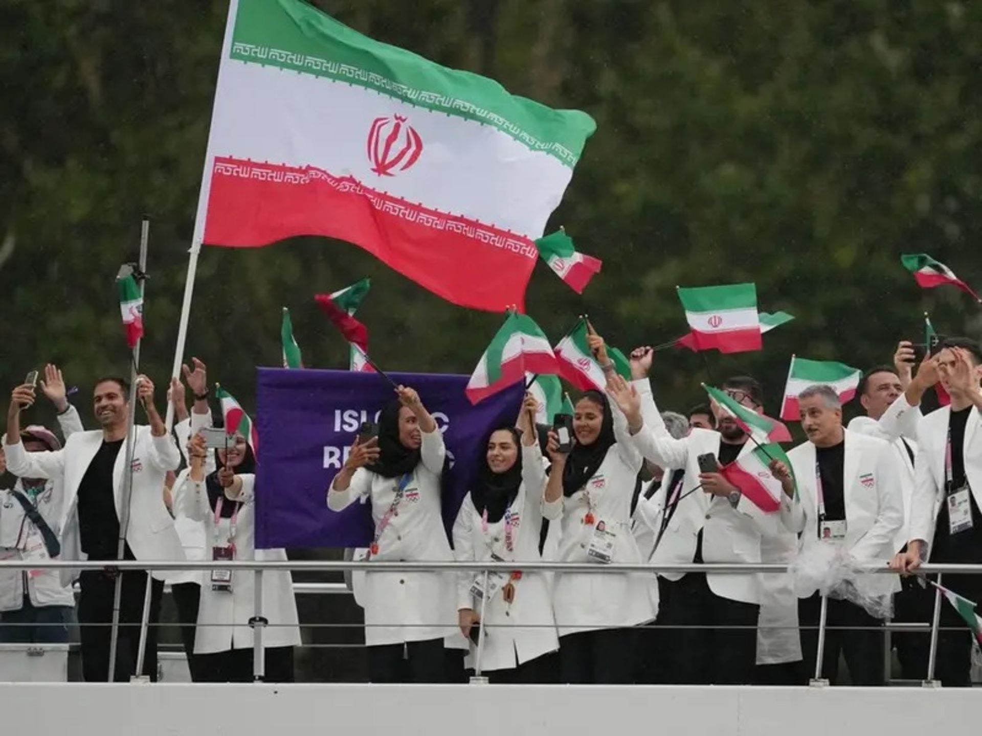 افتاحیه المپیک ۲۰۲۴ - کاروان ایران