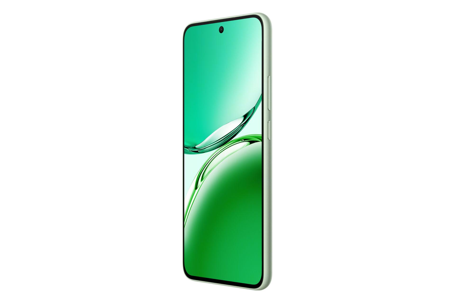 پنل جلو و صفحه نمایش گوشی A3 اوپو نسخه 2024 سبز / Oppo A3 2024
