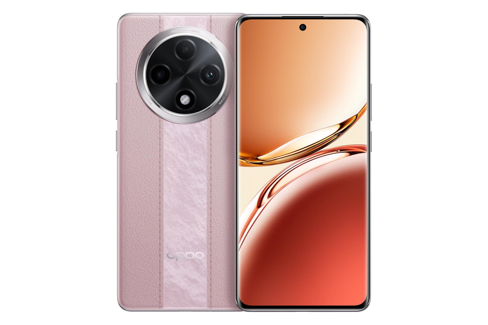 پنل جلو و پشت گوشی موبایل A3 پرو اوپو صورتی / Oppo A3 Pro