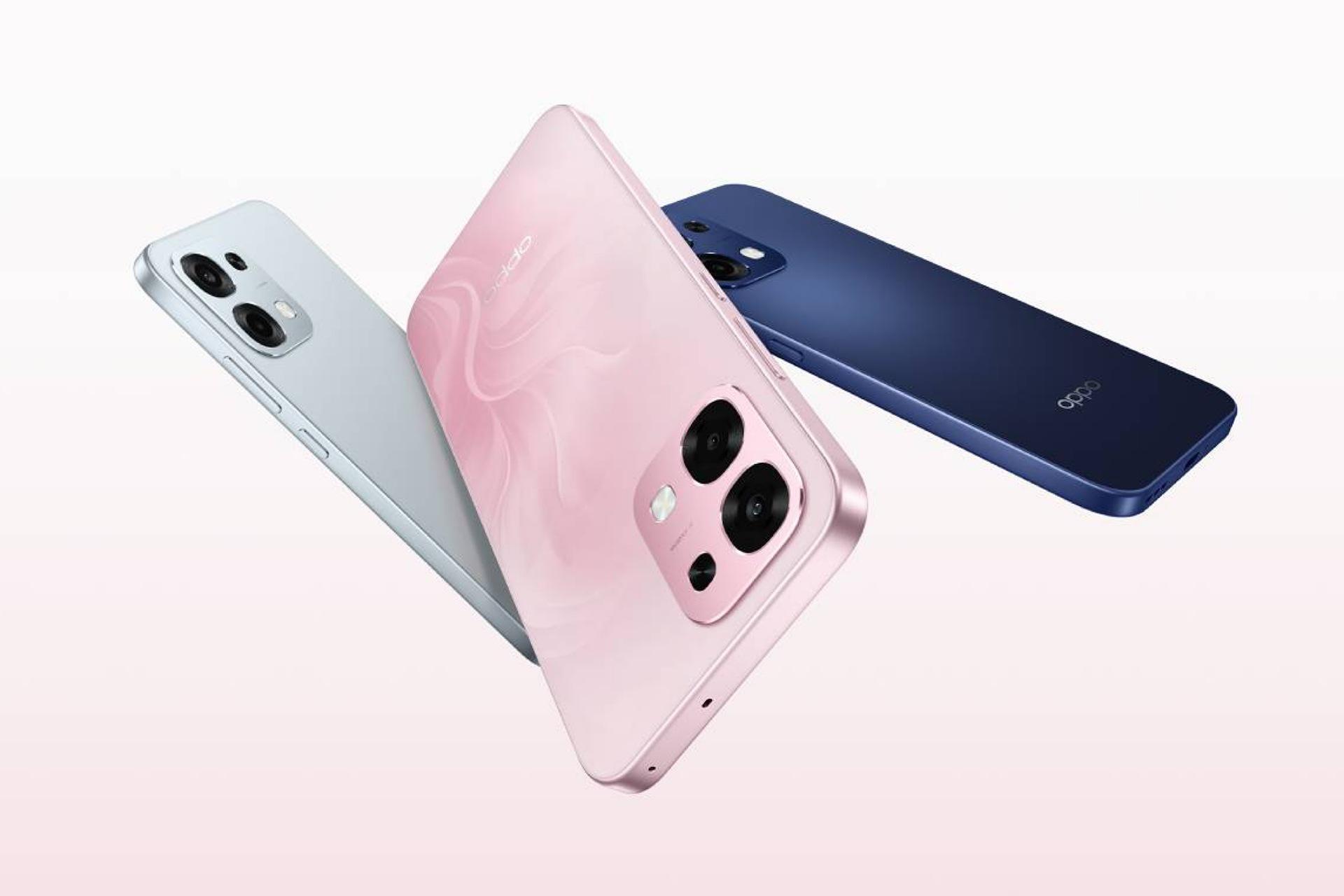 گوشی‌ اوپو A6 در سه رنگ مختلف