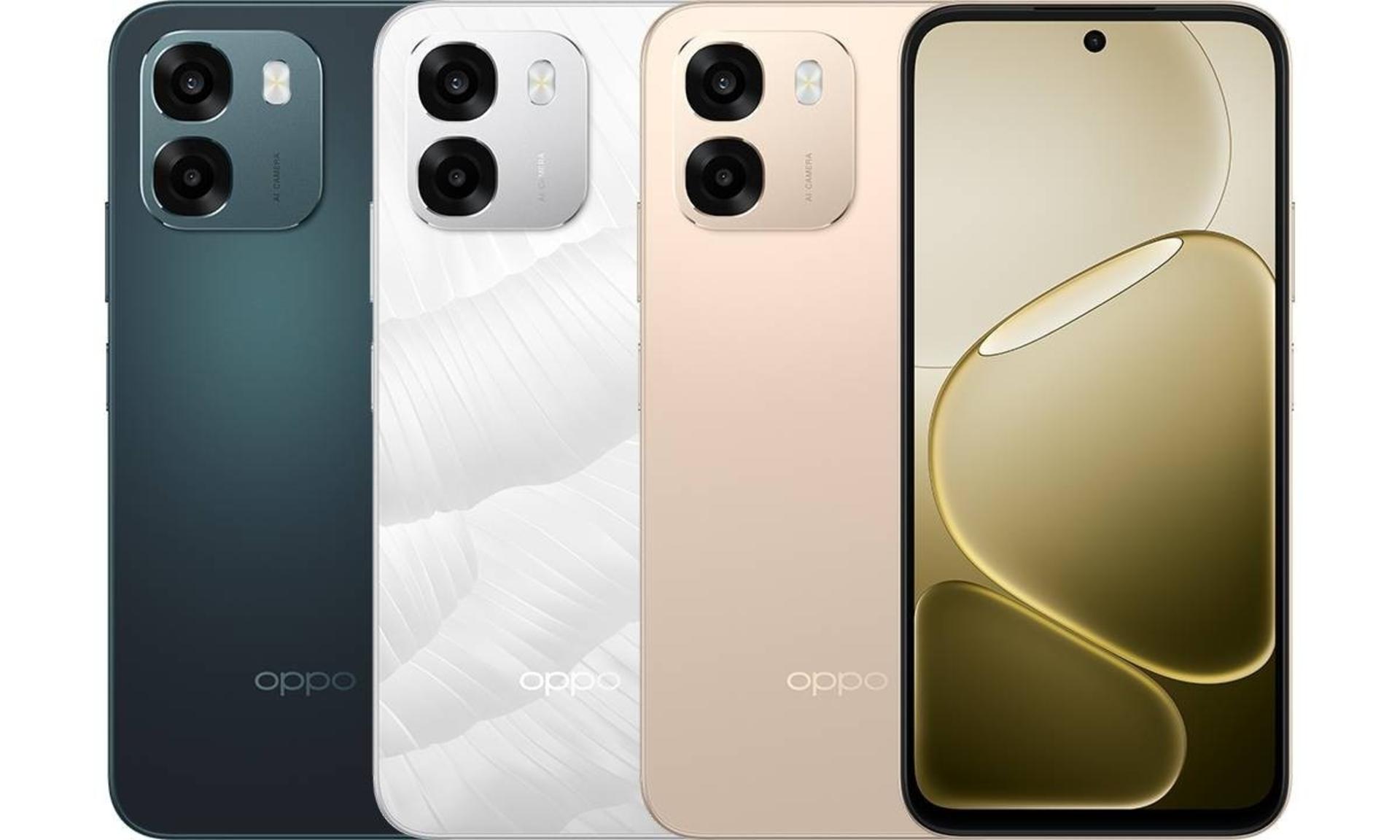 گوشی‌ اوپو A6s در سه رنگ مختلف