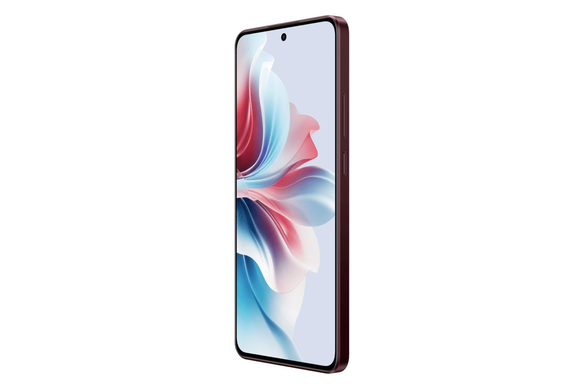 پنل جلو و صفحه نمایش گوشی موبایل F25 پرو اوپو قرمز تیره / Oppo F25 Pro
