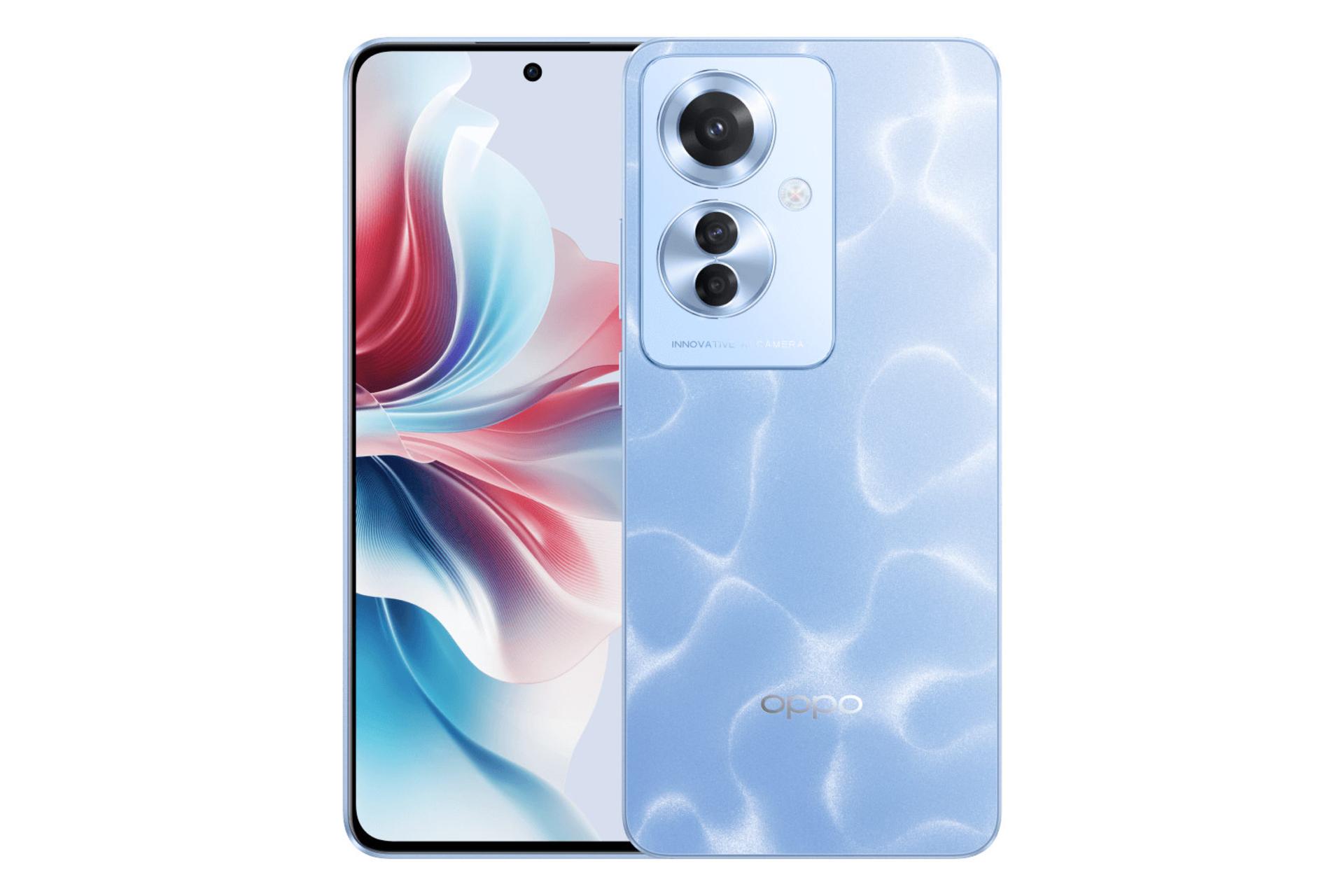 پنل جلو و پشت گوشی موبایل F25 پرو اوپو آبی / Oppo F25 Pro