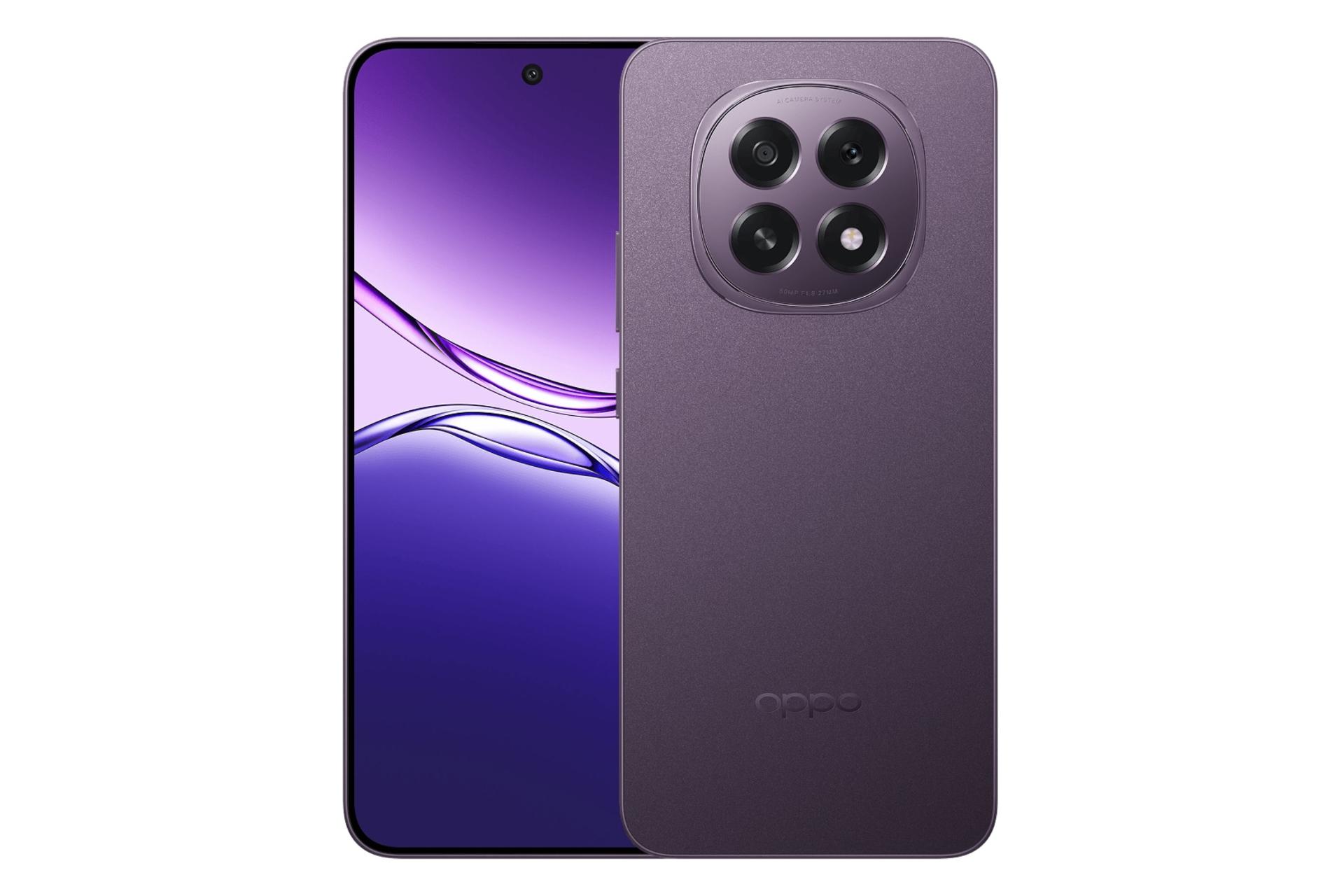 پنل جلو و پشت گوشی موبایل اوپو Oppo F29 بنفش تیره