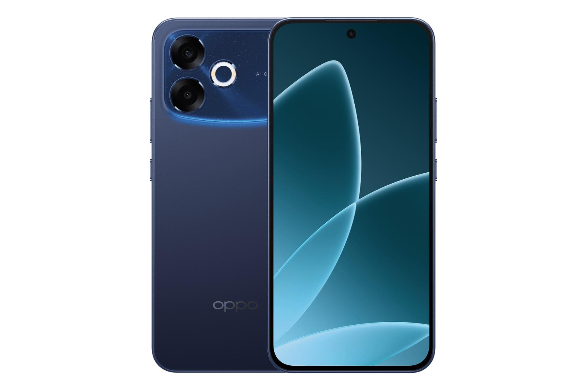 پنل جلو و پشت گوشی موبایل F33 پرو اوپو سرمه ای / Oppo F33 Pro