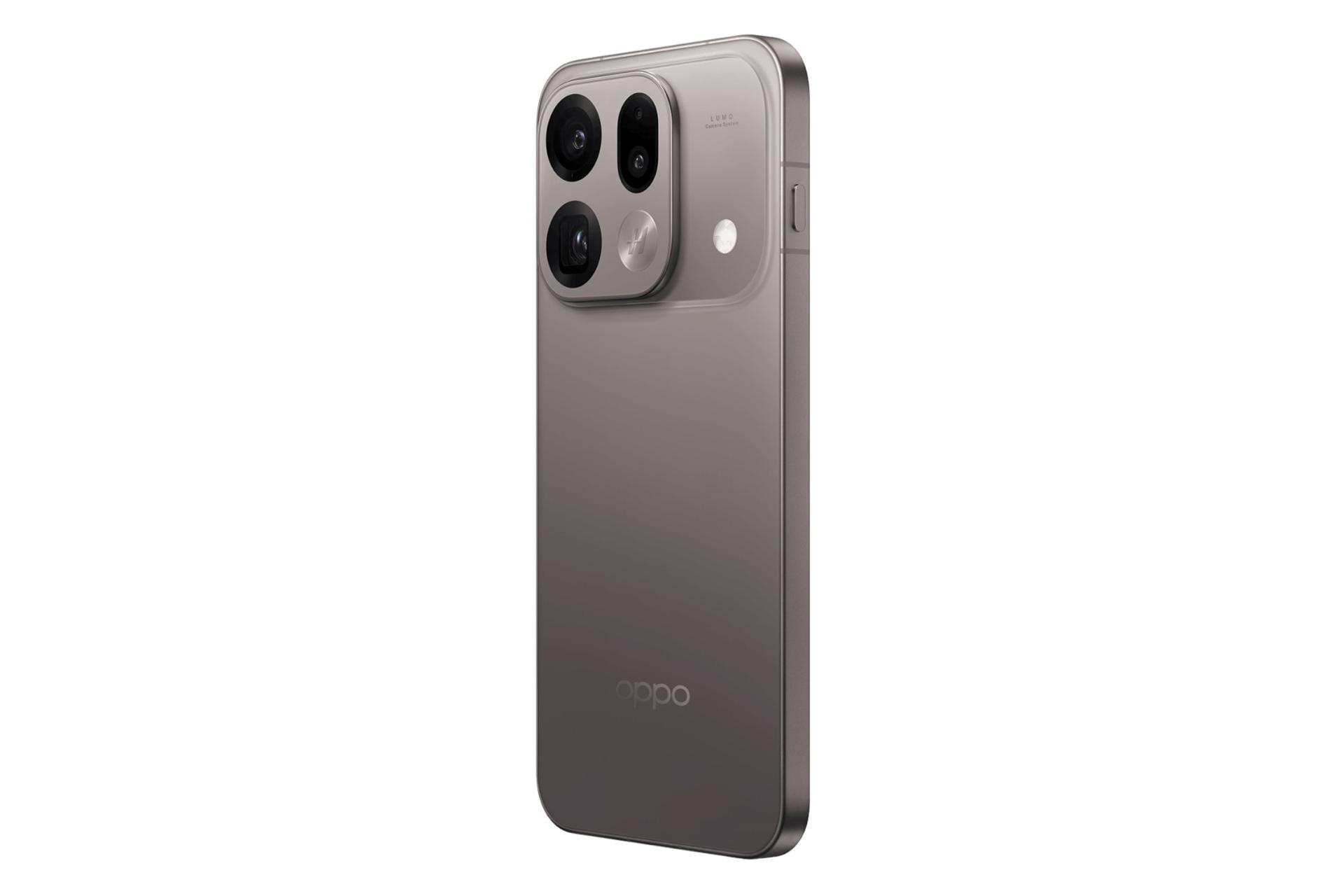 پنل پشت و چینش دوربین گوشی موبایل فایند X9s پرو اوپو خاکستری تیره / Oppo Find X9s Pro