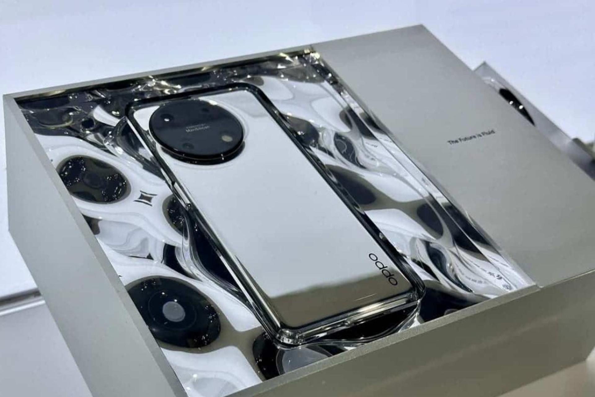 اوپو گوشی هوشمند تمام شیشه‌ای خود را با طراحی جذاب به‌نمایش گذاشت - نیوزین
