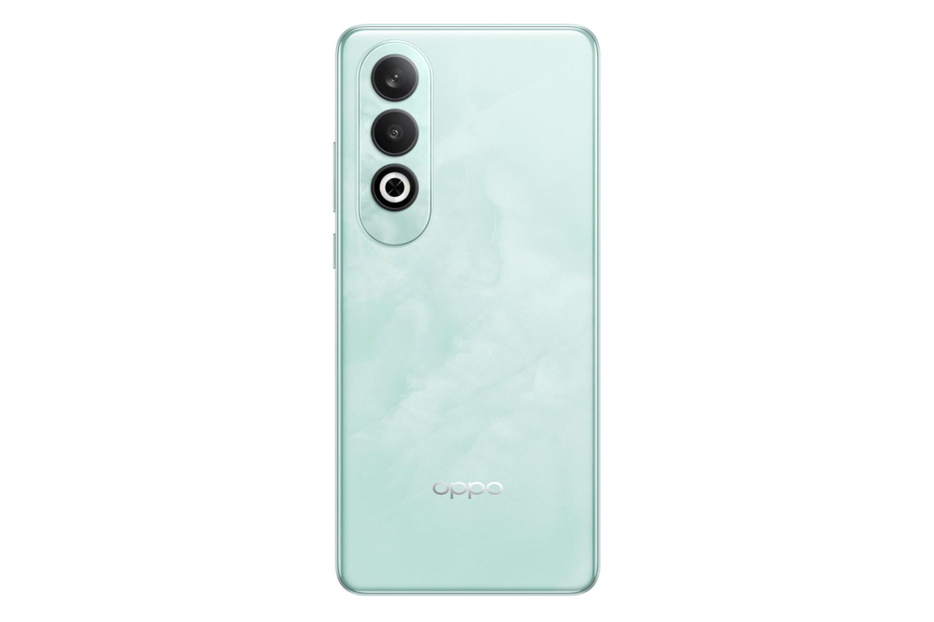 پنل پشت و چینش دوربین گوشی موبایل اوپو Oppo K12 سبز روشن