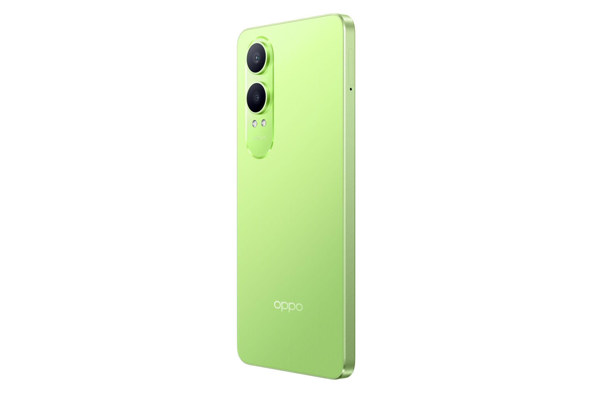 سمت راست پنل پشت گوشی موبایل اوپو Oppo K12x سبز روشن
