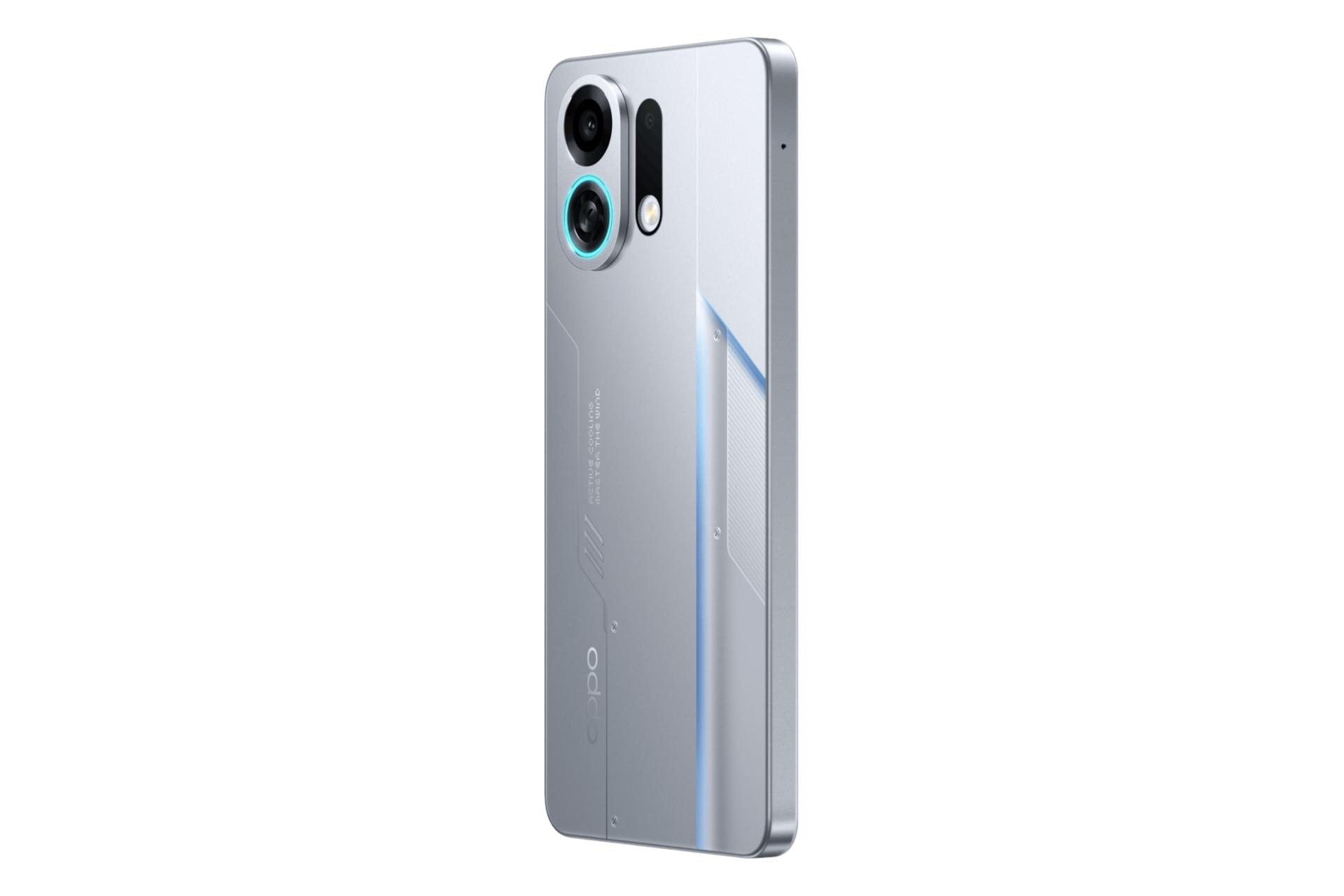 پنل پشت و چینش دوربین گوشی موبایل K13 توربو پرو اوپو نقره ای / Oppo K13 Turbo Pro
