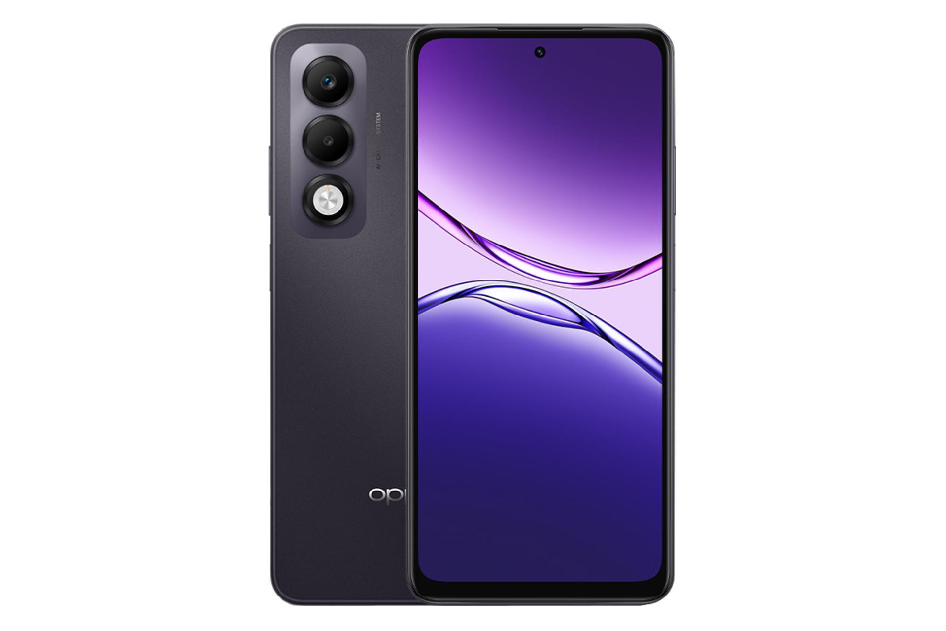 مرجع متخصصين ايران پنل جلو و پشت موبايل موبايل اوپو Oppo K13x بنفش تيره