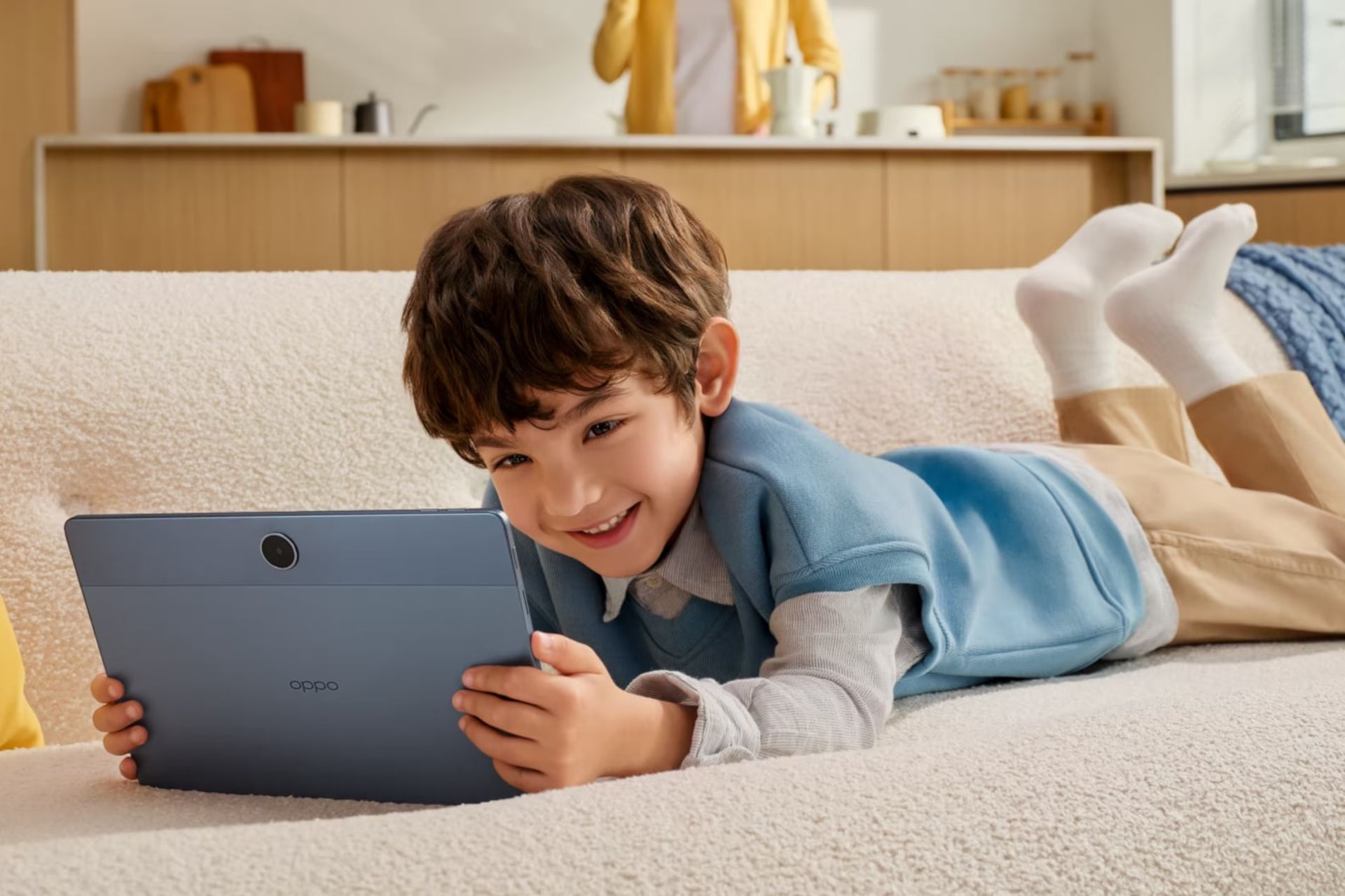 حالت کودک تبلت اوپو پد Oppo Pad SE آبی