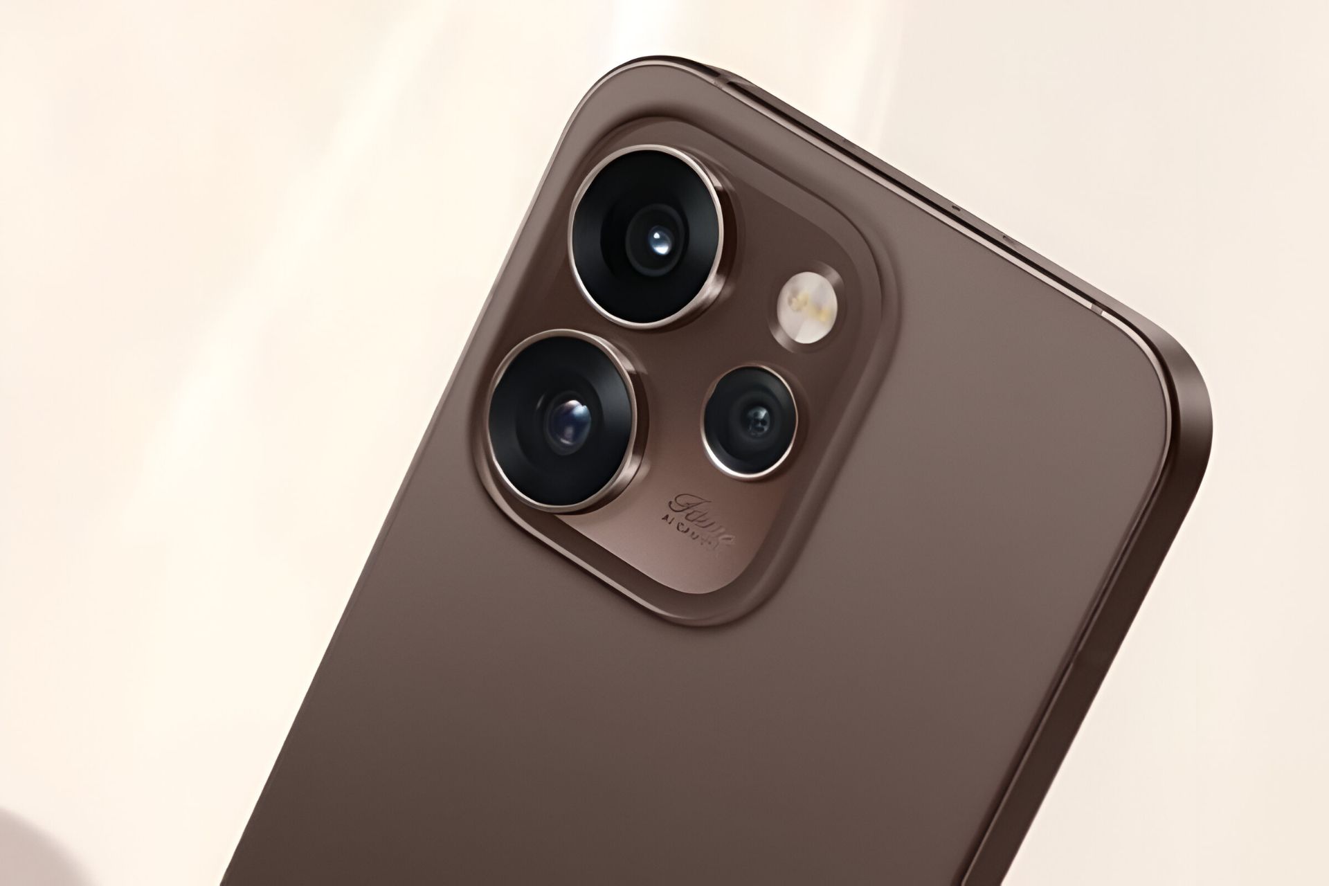 پنل پشت گوشی اوپو رینو ۱۵ پرو مینی رنگ قهوه‌ای