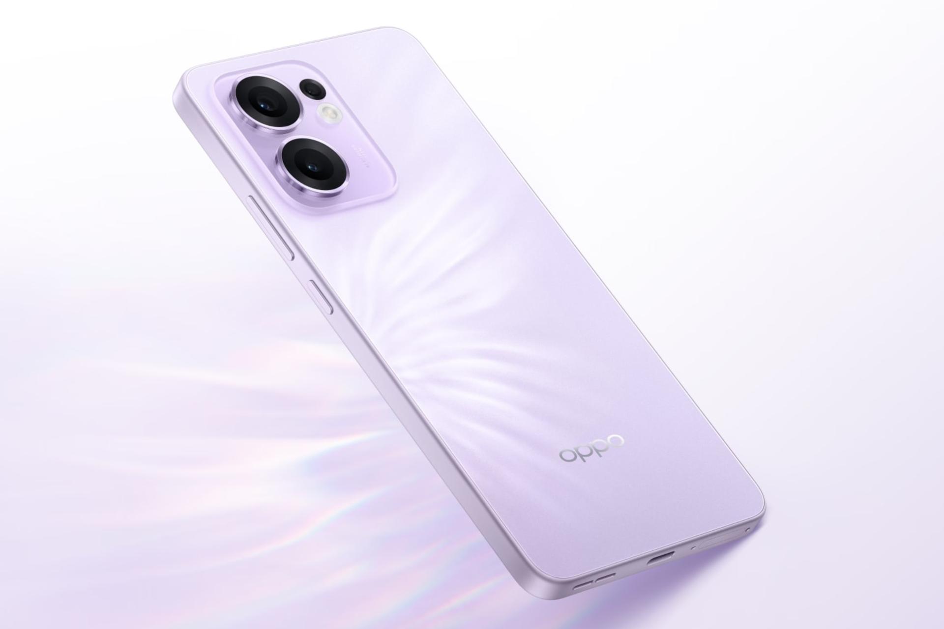 پنل پشت و چینش دوربین گوشی موبایل اوپو Oppo Reno13 F 5G یاسی