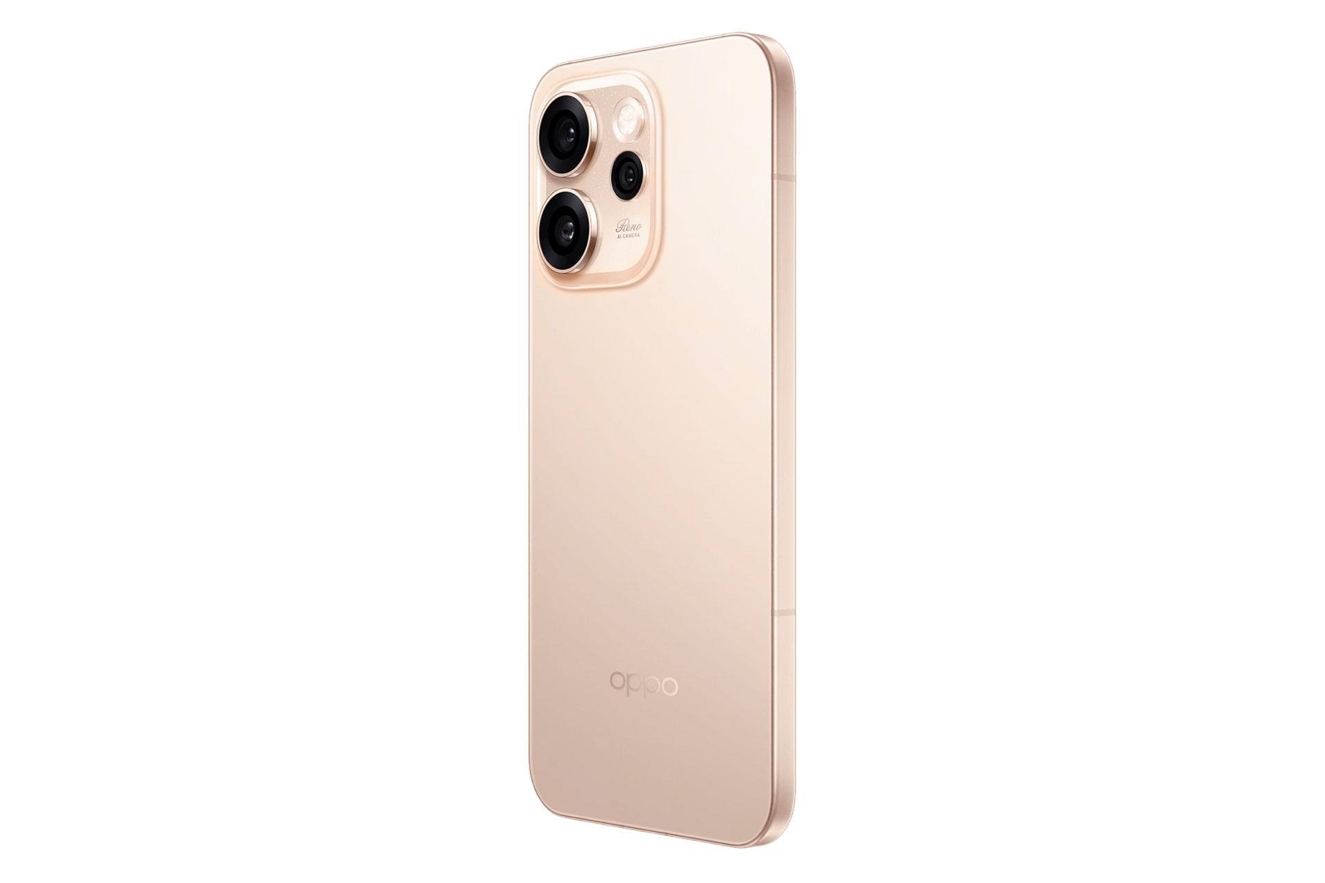 پنل پشت و چینش دوربین گوشی موبایل Reno15 پرو اوپو طلایی / Oppo Reno15 Pro