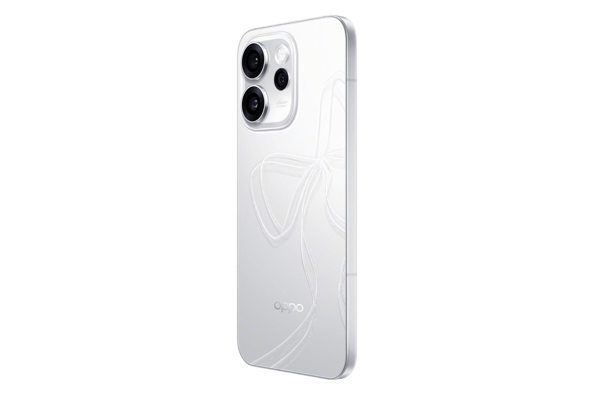 پنل پشت و چینش دوربین گوشی موبایل Reno15 پرو اوپو سفید / Oppo Reno15 Pro