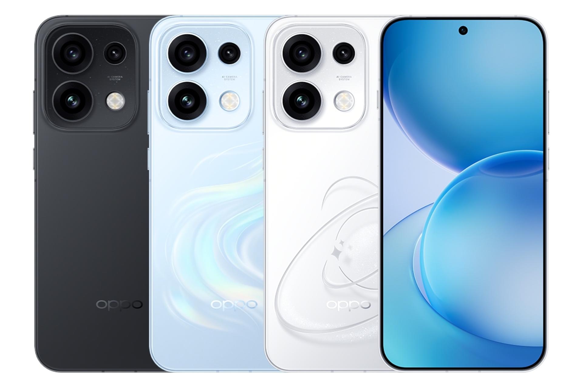گوشی موبایل اوپو Oppo Reno16 Pro China در رنگ های مختلف