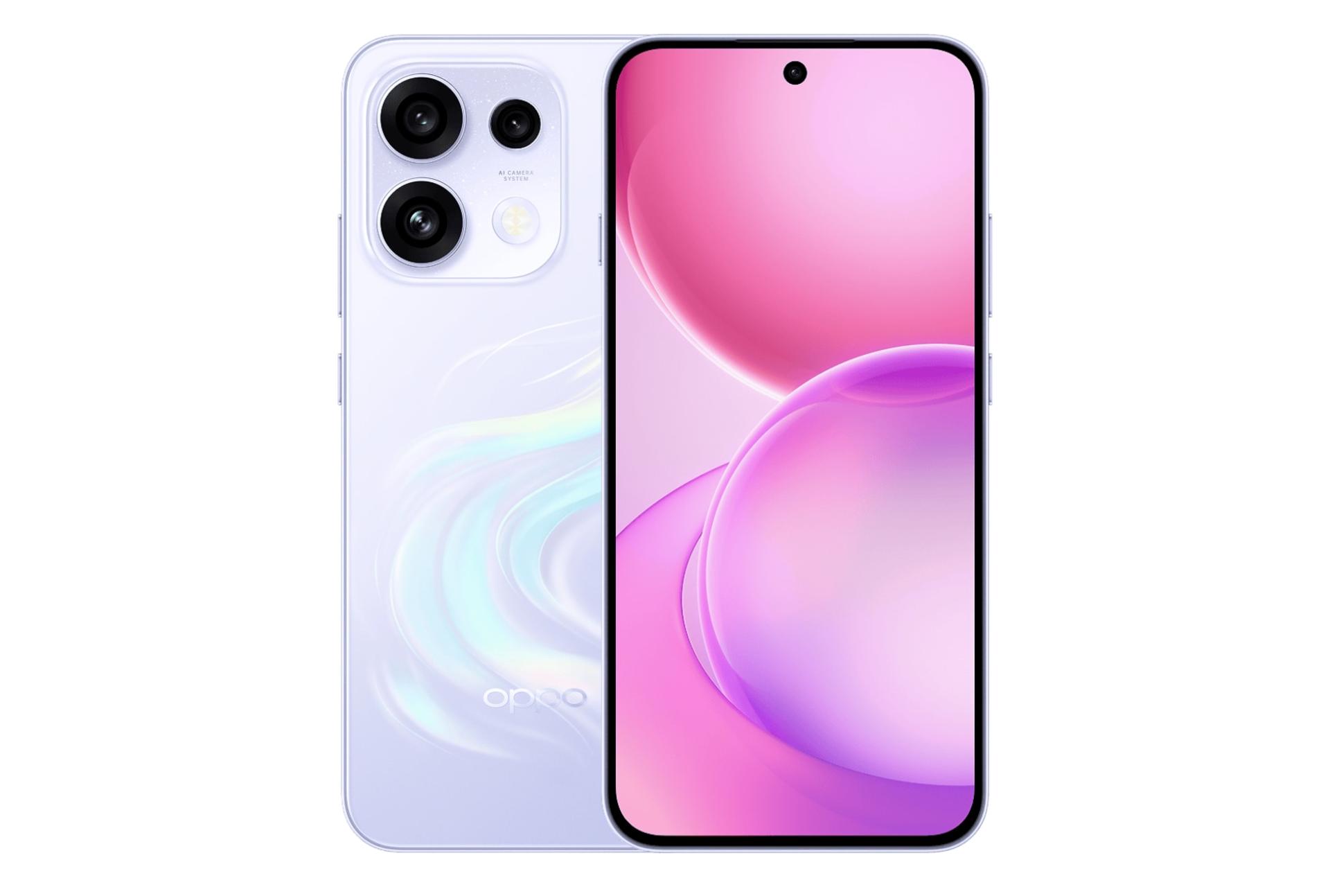 گوشی موبایل اوپو Oppo Reno16c ارغوانی