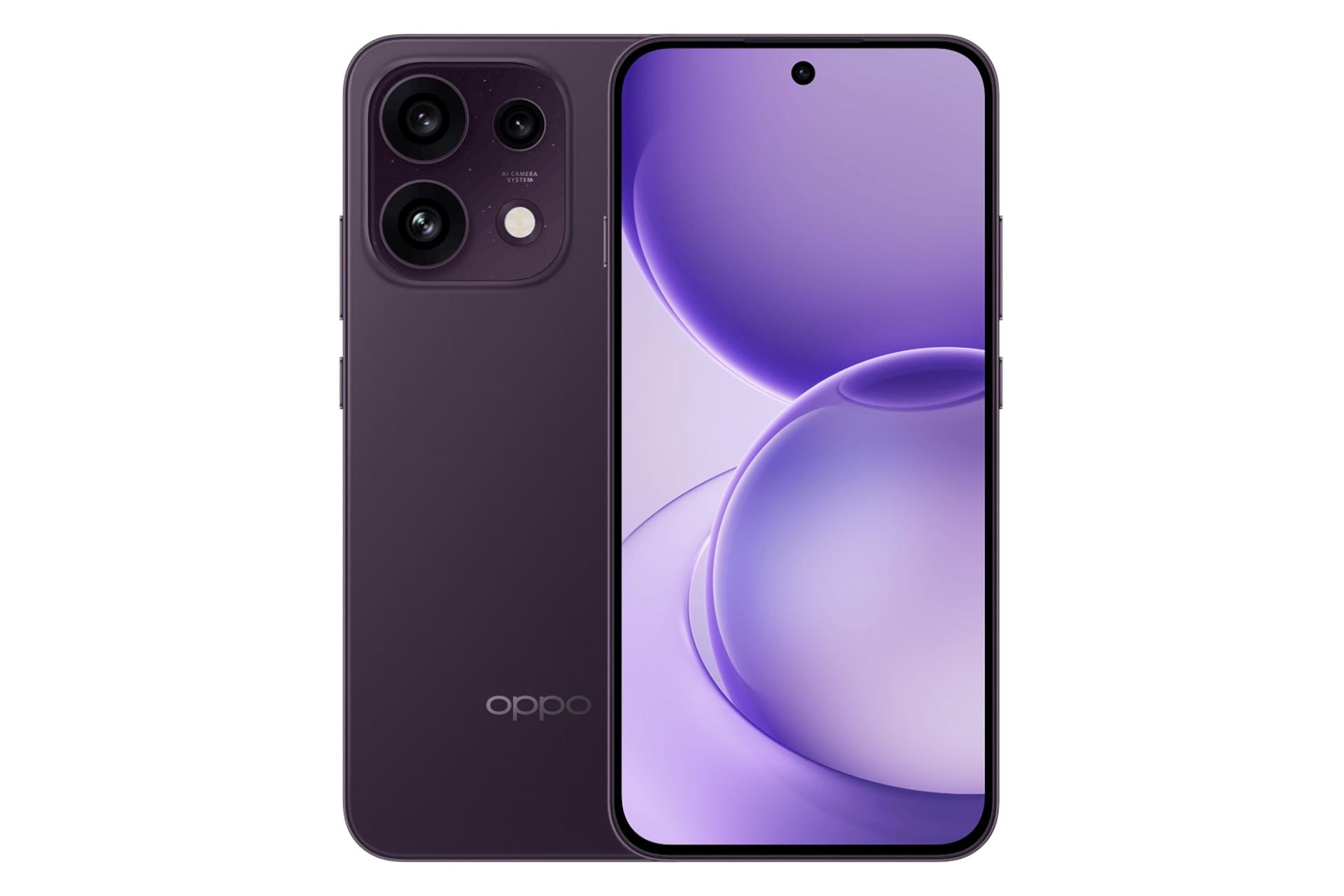گوشی موبایل اوپو Oppo Reno16c بنفش تیره