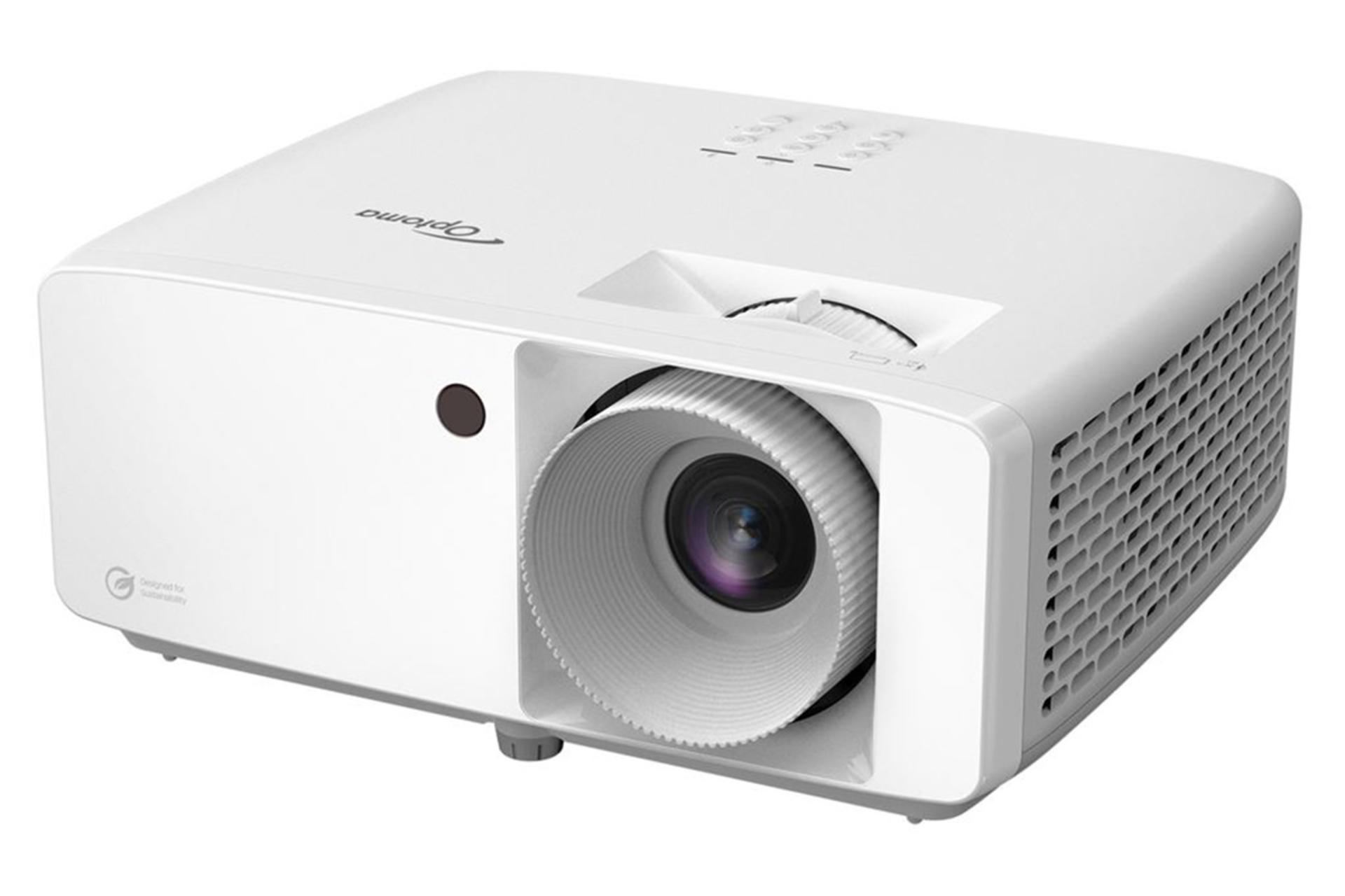 ویدیو پروژکتور اوپتوما Optoma ZH520 نمای جلو و راست
