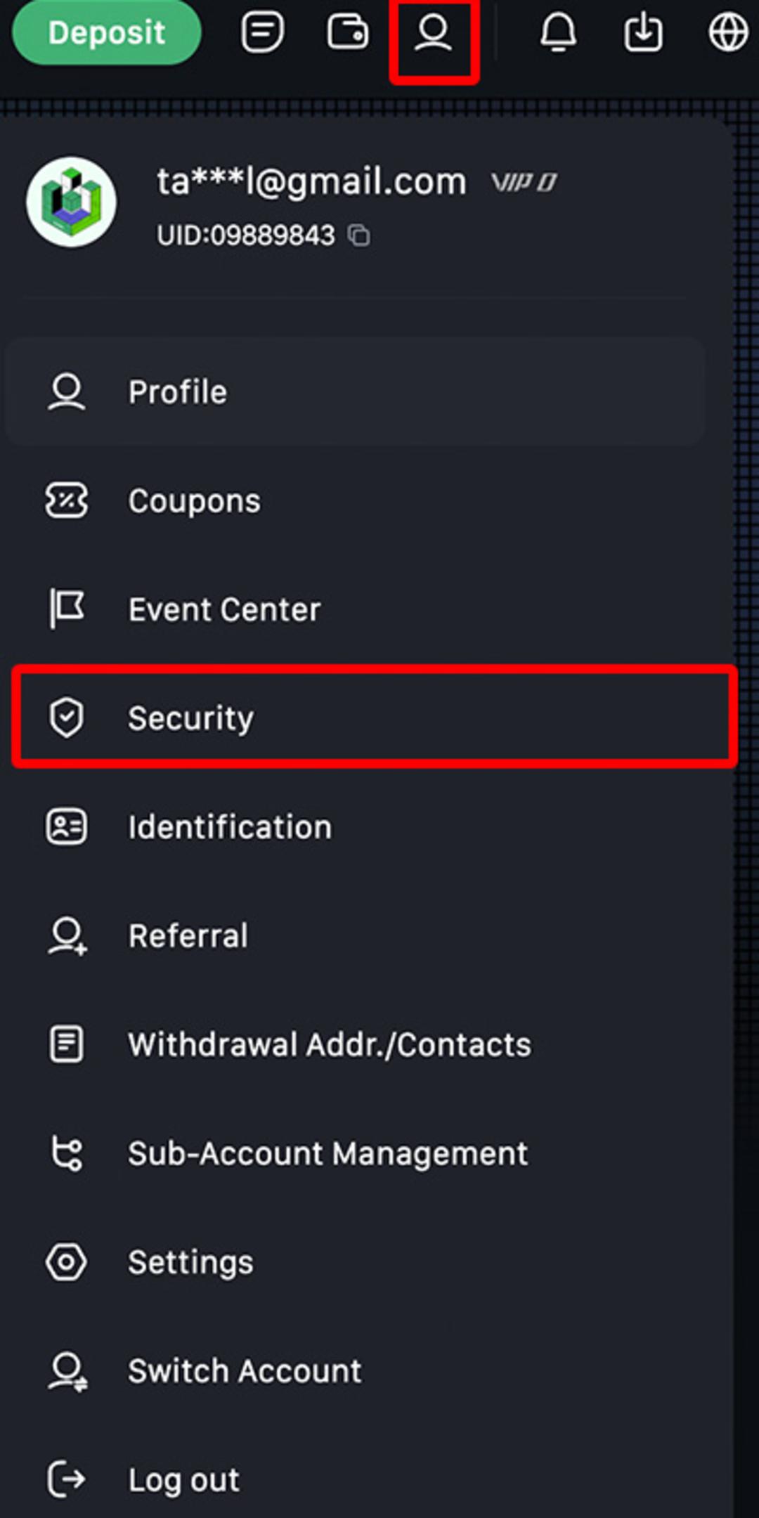 مرکز امنیت در صرافی اوربیت