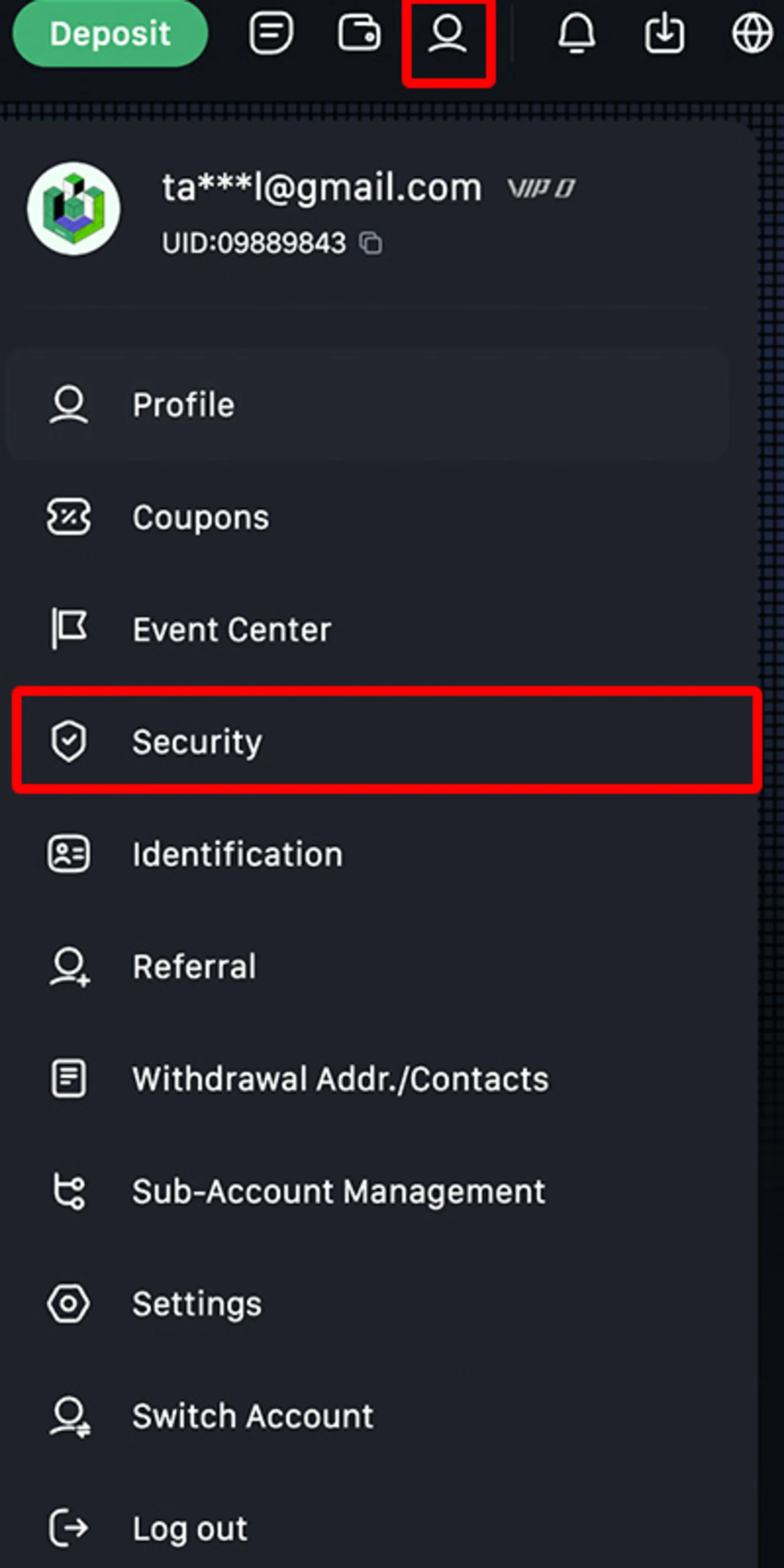 مرکز امنیت در صرافی اوربیت