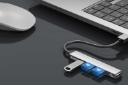 نمای سمت چپ هاب USB-A اوریکو 4 پورت مدل AH-A12F