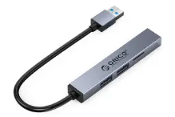 نمای سمت راست هاب USB-A اوریکو 4 پورت مدل AHU1-3TF