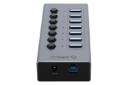 نمای جلوی هاب USB-A اوریکو 7 پورت مدل BT2U3-7AB