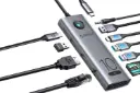 هاب USB-C اوریکو 11 پورت مدل CX10-11P