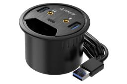 هاب USB هاب USB-C اوریکو 5 پورت مدل DESK-2U1C رنگ مشکی