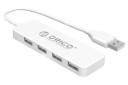 نمای سمت چپ هاب USB-A اوریکو 4 پورت مدل FL01 رنگ سفید