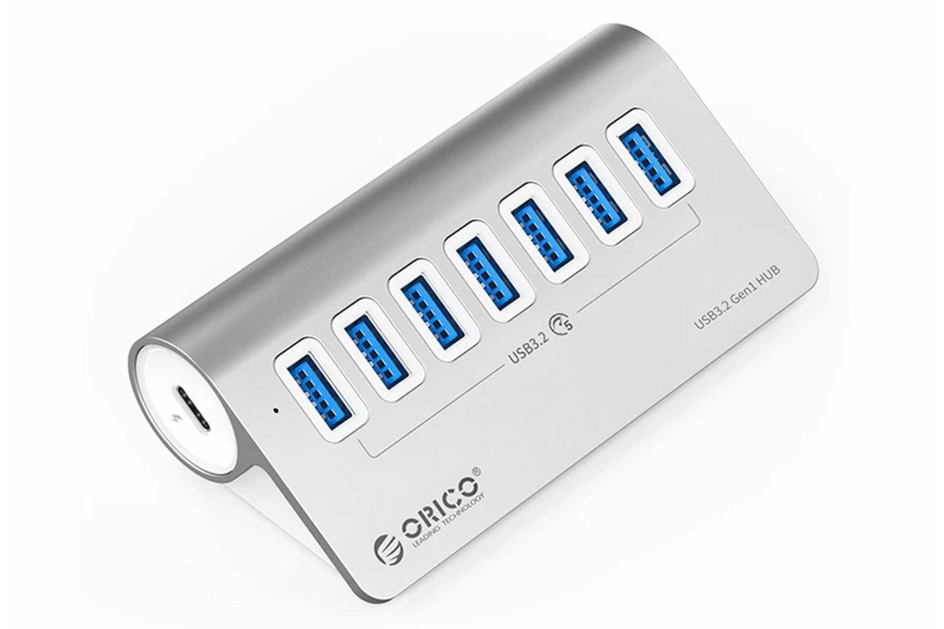 هاب USB هاب USB-C اوریکو 7 پورت مدل M3U7-10