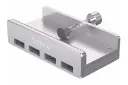 نمای سمت راست هاب USB هاب USB-A اوریکو 4 پورت مدل MH4PU-P