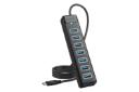 هاب USB هاب USB-C اوریکو 7 پورت مدل PW7U-C3-10 رنگ مشکی