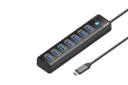 کانکتور هاب USB هاب USB-C اوریکو 7 پورت مدل PW7U-C3-10