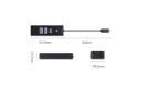 ابعاد و اندازه هاب USB هاب USB-C اوریکو 3 پورت مدل PWC2U-C3
