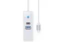 نمای بالای هاب USB-C اوریکو 3 پورت مدل PWCUR-C3 رنگ سفید