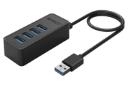 کابل 30 سانتی‌متری هاب USB-A اوریکو 4 پورت مدل W5P-U3