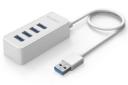 نمای سمت راست هاب USB-A اوریکو 4 پورت مدل W5P-U3 رنگ سفید