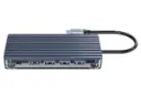نمای کناری هاب USB-C اوریکو 11 پورت مدل WB-11P