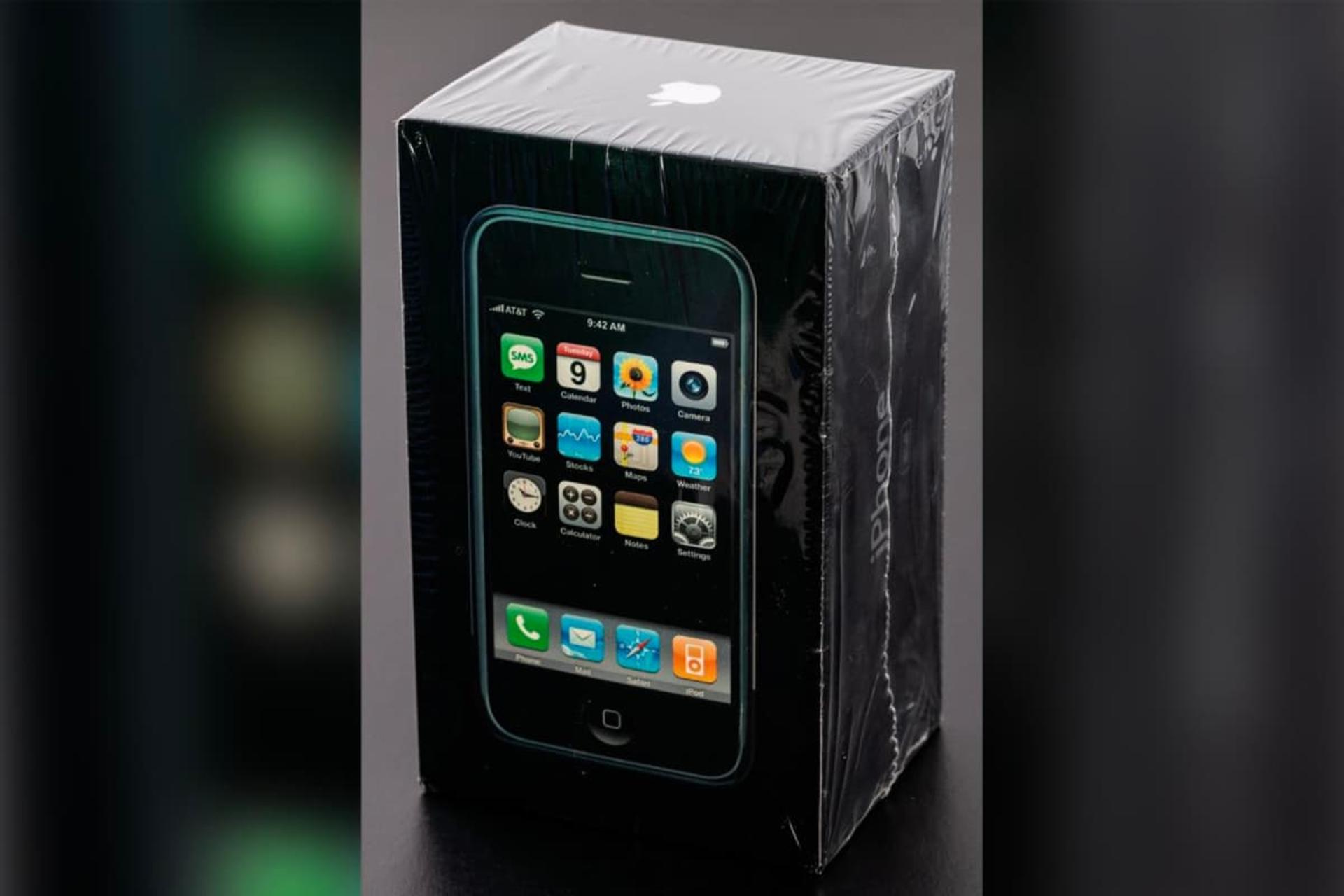 اولین آیفون 2007 اپل iPhone در جعبه پلمپ‌شده
