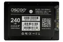 نمای پشت و اینترفیس اتصال اس اس دی اسکو BLACK 001 SATA 2.5 Inch ظرفیت 240 گیگابایت