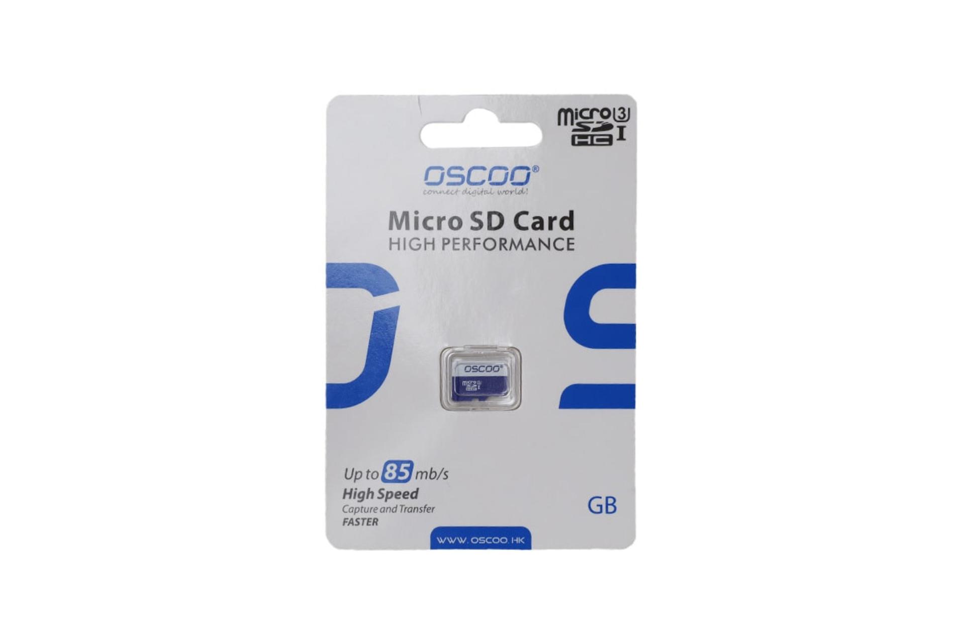جعبه کارت حافظه اسکو microSDHC با ظرفیت 128 گیگابایت مدل Blue UHS-I U1 کلاس 10